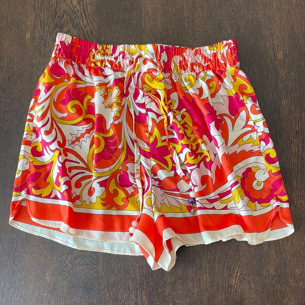 Zara, Satin Shorts, size XS, multicolored